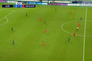 國(guó)安主場(chǎng)喝倒彩！不滿球隊(duì)表現(xiàn)，恩加德烏每次拿球球迷都發(fā)出噓聲