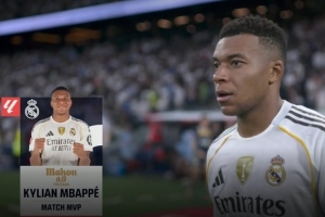 遠射破門，西甲官方：姆巴佩當選皇馬2-0西班牙人全場最佳