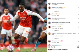 送出精彩絕平助攻，埃澤社媒曬照：我們繼續(xù)前進！