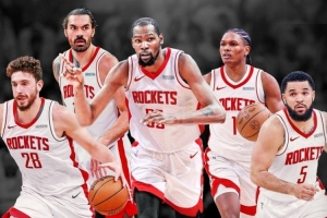 ESPN評休賽期最佳交易：火箭得KD居首 貝恩二 湖人續(xù)約東契奇第四