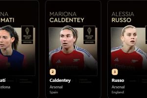 合理嗎？魯索25球9助，奪女足歐冠和歐洲杯，最終排名金球第3