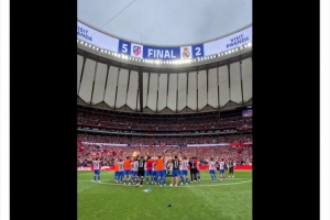 全場沸騰！馬競官推放出該隊5-2擊敗皇馬后慶祝的視頻