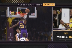 詹姆斯：有些隊友說我再也無法隔扣別人 所以我必須秀一下實力