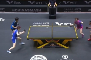 張本美和/大藤沙月2-3早田希娜/朱芊曦，無緣中國(guó)大滿貫女雙8強(qiáng)