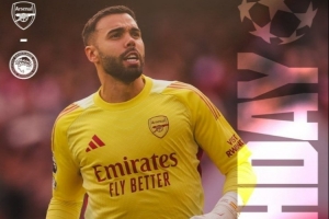 阿森納發(fā)布海報預熱歐冠對奧林匹亞科斯，拉亞擔綱主角