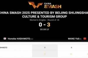 王藝迪3-0擊敗日本選手橋本帆乃香，晉級WTT中國大滿貫女單8強
