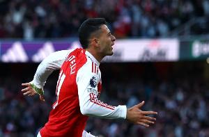 馬丁內(nèi)利本賽季2場歐冠參與3球，已追平此前兩個賽季數(shù)據(jù)