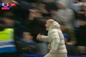 效果拉滿！馬雷斯卡瘋狂慶祝，吃到第二張黃牌被罰下