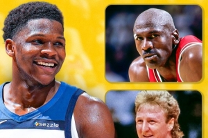 都是大神！愛德華茲生涯前五年全能數(shù)據(jù)比肩喬詹 總共僅四人做到