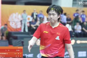 再輸一盤即淘汰！王楚欽2-3不敵18歲松島輝空，國乒0-2落后日本