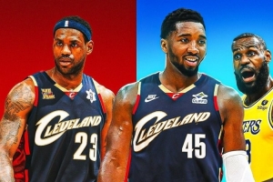 誰(shuí)的青春？騎士將在主場(chǎng)迎戰(zhàn)詹姆斯的湖人時(shí)穿海軍藍(lán)經(jīng)典版球衣