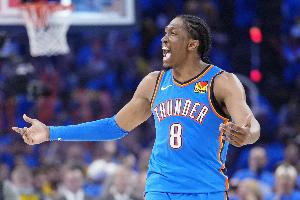 明日揭幕戰(zhàn)雷霆迎戰(zhàn)火箭 杰倫-威廉姆斯因手腕傷勢康復將缺席