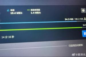 管澤元：在準(zhǔn)備明天解說(shuō)NBA的資料，開著熱點(diǎn)Steam更新更了30多G