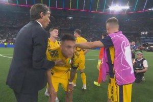 勞塔羅再次無(wú)緣歐冠冠軍！賽后國(guó)米眾將紛紛安慰！