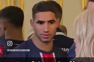 摩洛哥第一深情？阿什拉夫受接見時仔細打量總統(tǒng)夫人