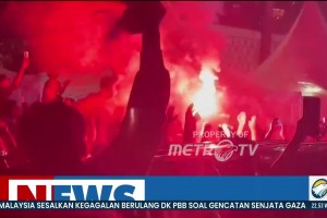 1-0戰(zhàn)勝國足??印尼全國陷入狂歡，球迷燃放煙花，像過年一樣