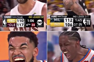 這都是哈利伯頓干的！博主盤(pán)點(diǎn)各隊(duì)被哈利絕殺前仍領(lǐng)先時(shí)的表情！