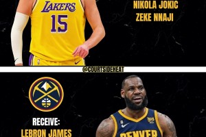 美媒大膽設(shè)想：湖人可用老詹+克內(nèi)克特+55號簽+一首輪，去換約基奇+納吉