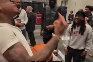 夢想成真了！粉絲見到詹姆斯瘋狂示愛！