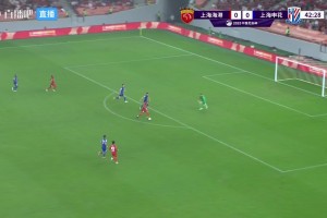毒奶，王楚淇剛說完海港浪費單刀要被懲罰，申花一分鐘后進球
