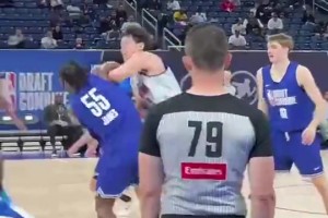 被黃蜂33順位選中！賽恩-詹姆斯此前生搶楊瀚森簡直禽獸啊