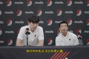 俺也一樣！除了打球之外都喜歡干嘛？楊瀚森：吃飯睡覺打游戲！