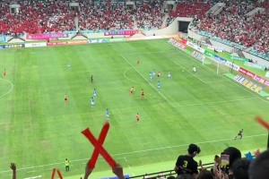 專業(yè)球場(chǎng)，氛圍頂級(jí)！蘇州隊(duì)開(kāi)場(chǎng)77秒打進(jìn)蘇超最快進(jìn)球