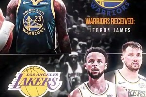 這是哪個(gè)二百五想的？美媒離譜交易設(shè)想：老詹與庫里互換東家