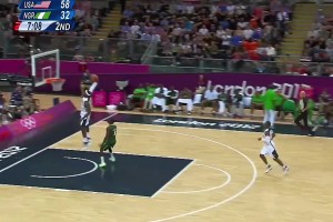 2012年！這個時期身體巔峰的詹姆斯！奧運會上表演各種炸扣！