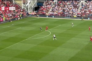 努涅斯破門，隨后連做若塔兩個經典慶祝動作，悼念隊友！