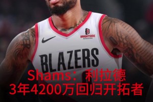 輔助楊瀚森！利拉德3年4200萬(wàn)重回開(kāi)拓者 回家嘍~