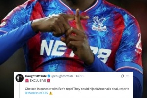 先上車再進(jìn)廠？英媒：切爾西與埃澤進(jìn)行接觸，將與阿森納競爭