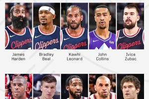 最終陣容！快船新賽季這套首發(fā)替補(bǔ)能在西部打到哪里？