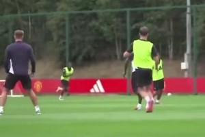 健康的迪亞洛值得期待！阿瑪?shù)?迪亞洛在訓(xùn)練中的進(jìn)球足夠靈巧