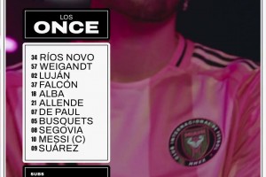 德保羅首秀！邁阿密官方：這就是我們今天的首發(fā)陣容