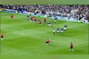 貝式弧線！貝克漢姆在英超留下了的最后一粒任意球破門！