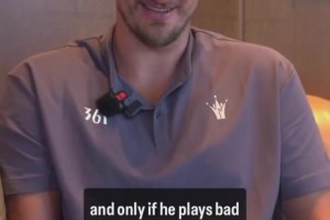 約基奇此前打趣：如果楊瀚森把我打爆了，我是不會和他合影的