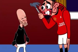 換湯不換藥？外網動畫惡搞：還是熟悉的曼聯(lián)，阿莫林就是滕哈赫！