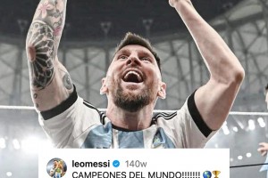 7460萬贊！3年過去了梅西贏得世界杯帖子仍然是INS史上點贊最多的