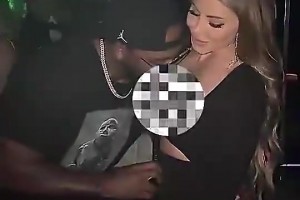 如今已分手！喬丹兒子此前給皮蓬前妻過生日，不停地親吻她胸部！