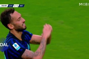 國米1-1扳平尤！文奧古斯托回做，恰20迎球左腳迎球怒射破門