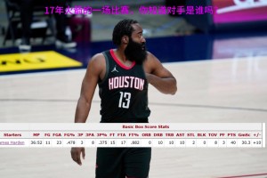 看數(shù)據(jù)聽聲音猜猜！哈登40+三雙，你知道這是哪一場比賽嗎？
