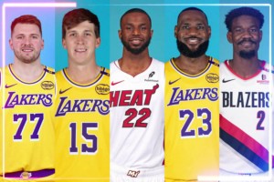 詹東里嘴頓！若湖人真的拿下維金斯，那這首發(fā)五人組什么水平？