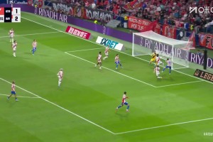 光速扳平！阿爾瓦雷斯補(bǔ)射破門(mén)，馬競(jìng)第81分鐘2-2巴列卡諾