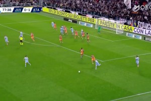尤文1-1扳平亞特蘭大！科索努解圍失誤，卡巴爾門前推射破門！