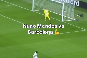 世一左再次逮捕亞馬爾！歐冠官方曬門德斯vs巴薩集錦：精英級表現(xiàn)