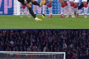 超級(jí)巨星！歐冠官方曬內(nèi)馬爾單場(chǎng)比賽任意球世界波雙響