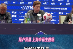 上海申花VS深圳新鵬城，斯盧茨基:沒有借口，向前看